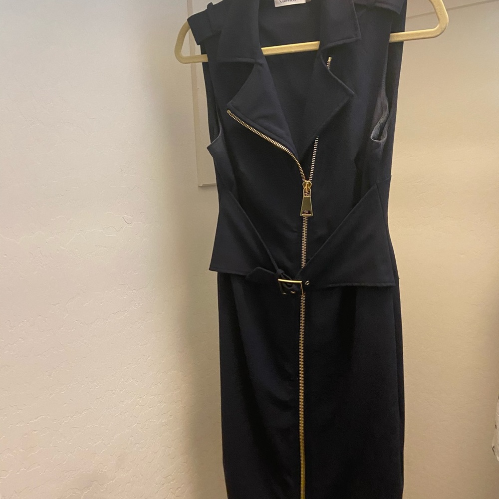 Calvin Klein Navy Blue Dress